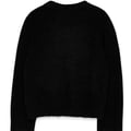 Strickpullover aus Wollmischung mit Rundhalsausschnitt