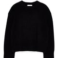 Strickpullover aus Wollmischung mit Rundhalsausschnitt