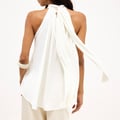 Halterneck Flowy Tie Top