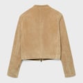 Lederjacke - stone