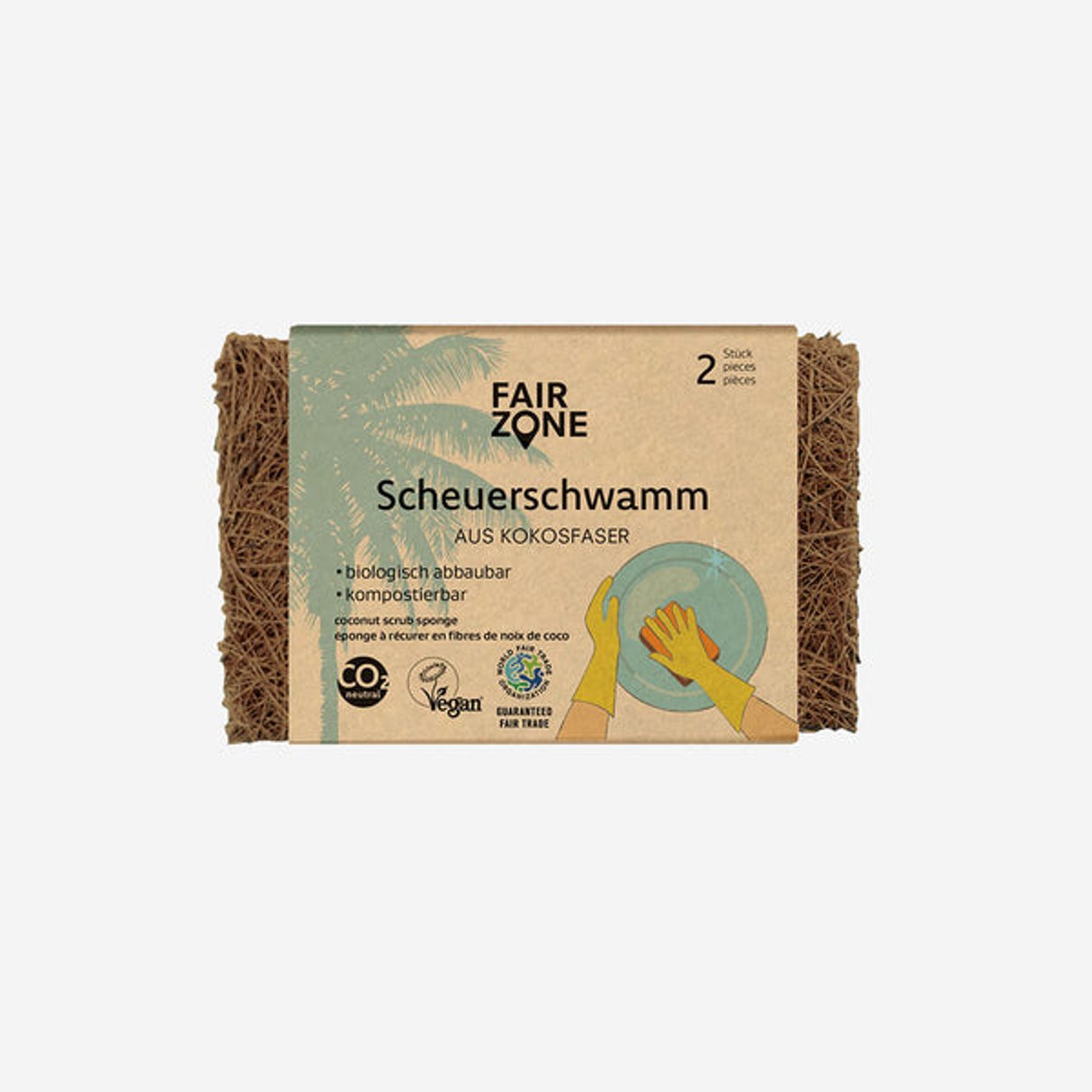 Spülschwamm aus Kokosfasern by Fair Zone