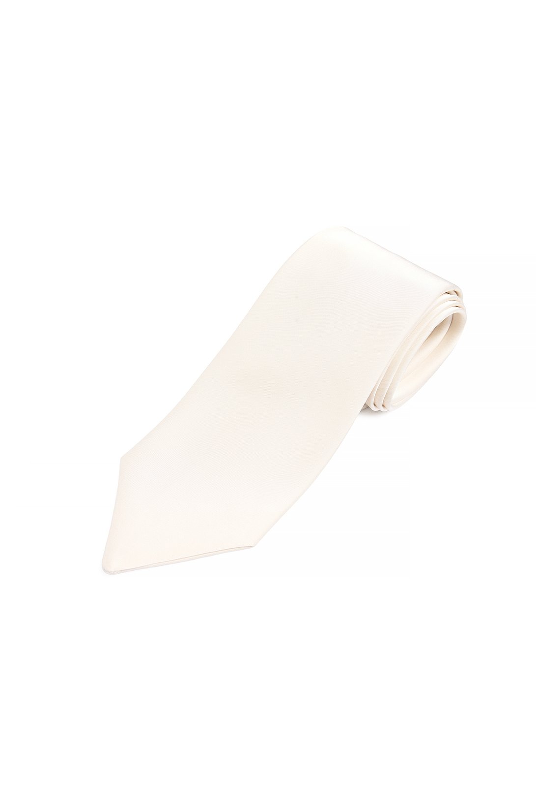 NA-KD Satin-Krawatte Offwhite