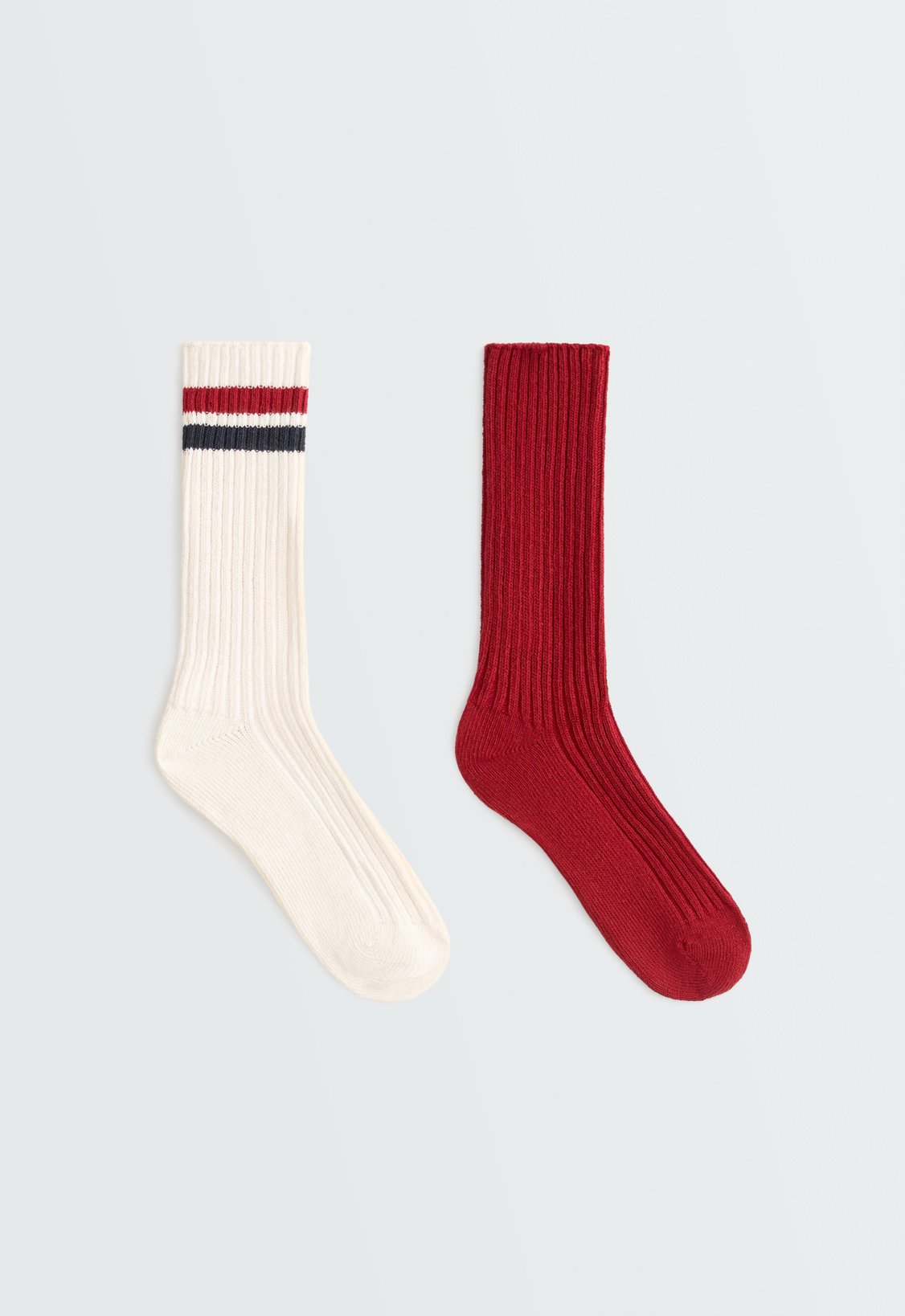 Oysho 2 Paar Classic-Socken aus Baumwollmischung