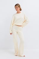 Knitted loungewear trousers