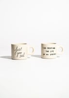 senzou CERAMIC CUP | BEACH WHITE | LIFE, image 3 of 3