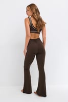 Gina Tricot Ruched flare yoga tights, image 3 of 4