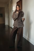Gina Tricot Knitted funnel neck cardigan, image 2 of 4