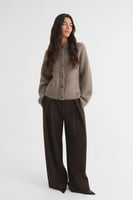 Gina Tricot Knitted funnel neck cardigan, image 3 of 4