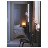 DEJSA Tischleuchte, beige/opalweiß Glas, 28 cm