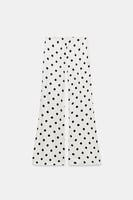 SATINHOSE MIT TUNNELZUG UND PUNKTEN