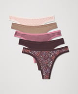 Organic Everyday Classic Fit Thong 5-Pack