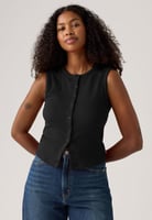 RORY BUTTON UP - Top - anthracite night