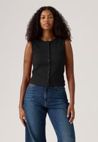RORY BUTTON UP - Top - anthracite night