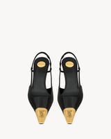 Yves Saint Laurent JEANNE Slingback-Pumps aus Glattleder, Bild 1 von 3