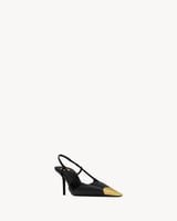 Yves Saint Laurent JEANNE Slingback-Pumps aus Glattleder, Bild 3 von 3