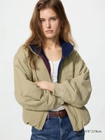 UNIQLO Fleece Blouson (Stehkragen, gefüttert) für Erwachsene