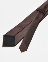 My Accessories, Krawatte in Schokobraun, image 3 of 3