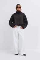 High neck sporty jacket