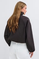 High neck sporty jacket