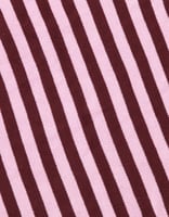 Accessorize leichter Dreiecksschal mit Streifen in Pink und Braun, Bild 3 von 3