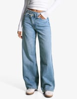 Wide Leg - light-blue denim