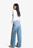 Wide Leg - light-blue denim