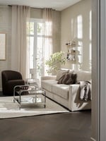 Jysk Loungesessel ANDRUP drehbar dunkelbraun Stoff