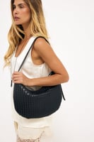 Woven Rounded Handbag