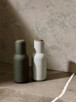 Salz- und Pfeffermühlen Bottle Grinders mit Walnussholz-Deckeln, 2er-Set
