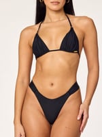NINETY-9 GAIA - Push-Up Triangle Top Black