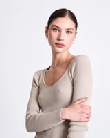 JAN 'N JUNE KNIT LONGSLEEVE TIGE IVORY GOTS, Bild 3 von 4