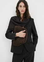 MANGO Handbag ‘Sidney’ in Dark Brown