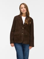 VILA VIIDA WILDLEDER BLAZER - Brown