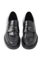 Loafer aus gebürstetem Leder