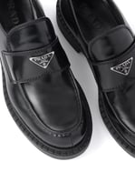 Loafer aus gebürstetem Leder