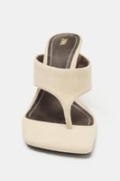 ZARA WILDLEDER-SANDALETTE MIT ABSATZ, Bild 3 von 4