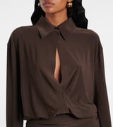 Norma Kamali Hemdblusenkleid