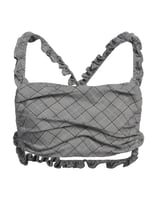 GANNI Top Braungrau Damen