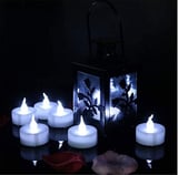 Led Teelichter,12 LED Kerzen flackernde Flamme