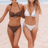 String Bikini Bottom – White