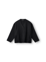 Damenstrickjacke aus gekochter Wolle