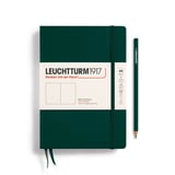 LEUCHTTURM1917 Notizbuch Medium (A5), Hardcover, 251 nummerierte Seiten, Forest Green, blanko
