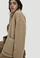 Hessnatur Jacke Boho Oversize aus reiner Schurwolle