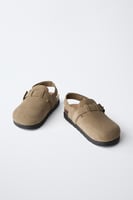 ZARA CLOG AUS VELOURSLEDER, image 5 of 6
