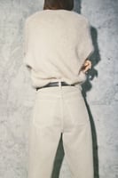 H&M Mom High Waist Ankle Jeans - Helles Greige, image 4 of 4