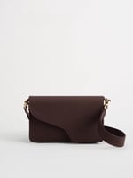 ATP Atelier Assisi Walnut Leather Shoulder Bag