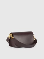 ATP Atelier Assisi Walnut Leather Shoulder Bag