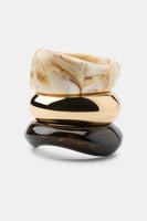 3ER-SET STARRE ARMBREIF-KOMBIMODELLE