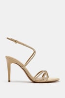 ABSATZSANDALETTE MIT GLITZERDETAILS