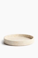 H&M Rundes Marmortablett - Hellbeige